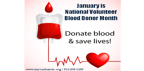 National Blood Donor Month - web graphic 2