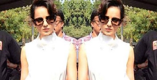 Kangana Ranaut at an event for Road Safety